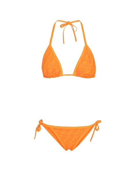 fendi bikini orange|fendi bathingsuit.